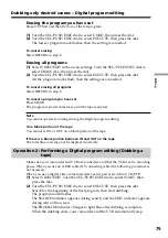 Preview for 79 page of Sony DCR-TRV30 - Digital Video Camera Recorder Operating Instructions Manual