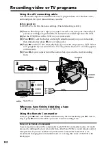 Preview for 82 page of Sony DCR-TRV30 - Digital Video Camera Recorder Operating Instructions Manual