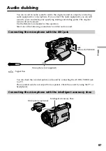 Preview for 87 page of Sony DCR-TRV30 - Digital Video Camera Recorder Operating Instructions Manual