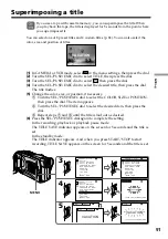 Preview for 91 page of Sony DCR-TRV30 - Digital Video Camera Recorder Operating Instructions Manual