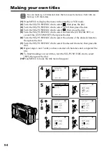 Preview for 94 page of Sony DCR-TRV30 - Digital Video Camera Recorder Operating Instructions Manual