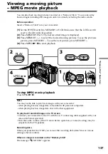 Preview for 137 page of Sony DCR-TRV30 - Digital Video Camera Recorder Operating Instructions Manual