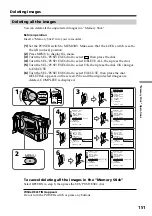 Preview for 151 page of Sony DCR-TRV30 - Digital Video Camera Recorder Operating Instructions Manual