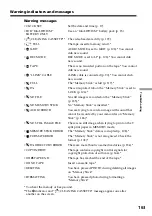 Preview for 163 page of Sony DCR-TRV30 - Digital Video Camera Recorder Operating Instructions Manual