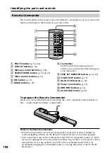 Preview for 184 page of Sony DCR-TRV30 - Digital Video Camera Recorder Operating Instructions Manual