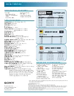 Preview for 2 page of Sony DCR-TRV340 - Digital8 Camcorder w/ 2.5" LCD USB Streaming Specifications