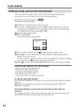 Preview for 92 page of Sony DCR-TRV38 PIXELA ImageMixer v1.5 Operating Instructions Manual