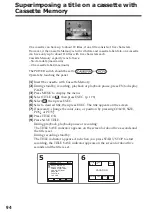 Preview for 94 page of Sony DCR-TRV38 PIXELA ImageMixer v1.5 Operating Instructions Manual