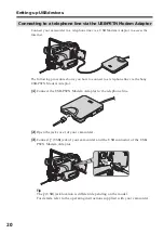 Предварительный просмотр 20 страницы Sony DCR-TRV39 - Digital Handycam Camcorder Operating Instructions Manual