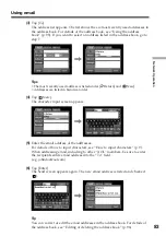 Предварительный просмотр 83 страницы Sony DCR-TRV39 - Digital Handycam Camcorder Operating Instructions Manual