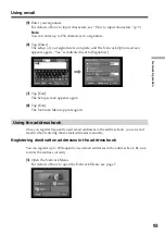 Предварительный просмотр 93 страницы Sony DCR-TRV39 - Digital Handycam Camcorder Operating Instructions Manual