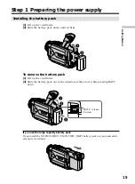 Предварительный просмотр 15 страницы Sony DCR-TRV40 Operating Instructions Manual