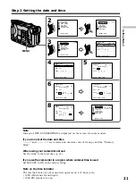 Предварительный просмотр 21 страницы Sony DCR-TRV40 Operating Instructions Manual