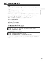 Предварительный просмотр 25 страницы Sony DCR-TRV40 Operating Instructions Manual