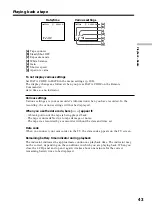 Предварительный просмотр 43 страницы Sony DCR-TRV40 Operating Instructions Manual