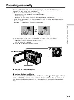 Предварительный просмотр 69 страницы Sony DCR-TRV40 Operating Instructions Manual