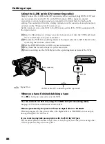 Предварительный просмотр 88 страницы Sony DCR-TRV40 Operating Instructions Manual