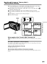 Предварительный просмотр 129 страницы Sony DCR-TRV40 Operating Instructions Manual