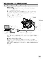 Предварительный просмотр 137 страницы Sony DCR-TRV40 Operating Instructions Manual