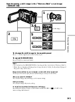 Предварительный просмотр 141 страницы Sony DCR-TRV40 Operating Instructions Manual