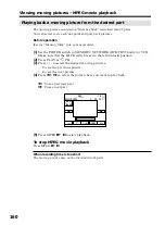 Предварительный просмотр 160 страницы Sony DCR-TRV40 Operating Instructions Manual