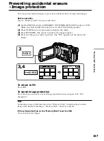 Предварительный просмотр 167 страницы Sony DCR-TRV40 Operating Instructions Manual