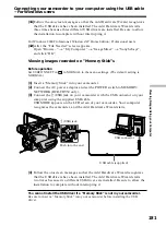 Предварительный просмотр 181 страницы Sony DCR-TRV40 Operating Instructions Manual