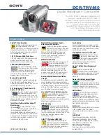 Sony DCR-TRV460 - Digital Handycam Camcorder Brochure preview