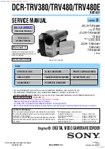 Sony DCR-TRV480El Service Manual preview