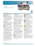 Sony DCR-TRV50 - Digital Handycam Camcorder Brochure preview