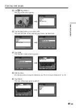 Preview for 67 page of Sony DCR-TRV50 - Digital Handycam Camcorder Operating Instructions Manual