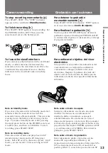 Preview for 13 page of Sony DCR-TRV7   (English and Spanish) Operating Instructions Manual