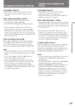 Preview for 33 page of Sony DCR-TRV7   (English and Spanish) Operating Instructions Manual