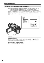 Предварительный просмотр 30 страницы Sony DCR-TRV70 - Digital Handycam Camcorder Operating Instructions Manual