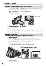 Предварительный просмотр 34 страницы Sony DCR-TRV70 - Digital Handycam Camcorder Operating Instructions Manual