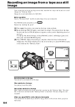 Предварительный просмотр 116 страницы Sony DCR-TRV70 - Digital Handycam Camcorder Operating Instructions Manual