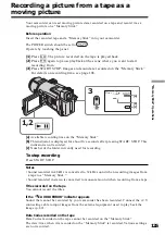 Предварительный просмотр 125 страницы Sony DCR-TRV70 - Digital Handycam Camcorder Operating Instructions Manual