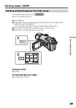 Предварительный просмотр 139 страницы Sony DCR-TRV70 - Digital Handycam Camcorder Operating Instructions Manual