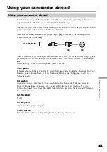 Предварительный просмотр 201 страницы Sony DCR-TRV70 - Digital Handycam Camcorder Operating Instructions Manual