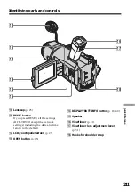 Предварительный просмотр 211 страницы Sony DCR-TRV70 - Digital Handycam Camcorder Operating Instructions Manual