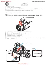 Preview for 7 page of Sony DCR-TRV70 - Digital Handycam Camcorder Service Manual