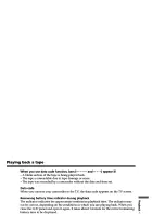 Preview for 29 page of Sony DCR-TRV73O Operating Instructions Manual