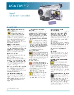 Preview for 1 page of Sony DCR-TRV740 - Digital Handycam Camcorder Manual