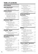 Preview for 6 page of Sony DCR-TRV75 Operating Instructions Manual