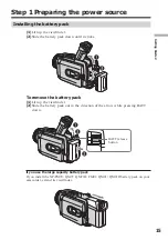 Preview for 15 page of Sony DCR-TRV75 Operating Instructions Manual