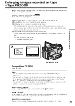 Preview for 71 page of Sony DCR-TRV75 Operating Instructions Manual