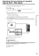 Preview for 73 page of Sony DCR-TRV75 Operating Instructions Manual