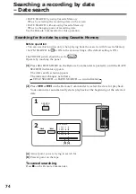 Preview for 74 page of Sony DCR-TRV75 Operating Instructions Manual