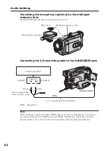 Preview for 92 page of Sony DCR-TRV75 Operating Instructions Manual