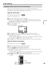 Preview for 93 page of Sony DCR-TRV75 Operating Instructions Manual